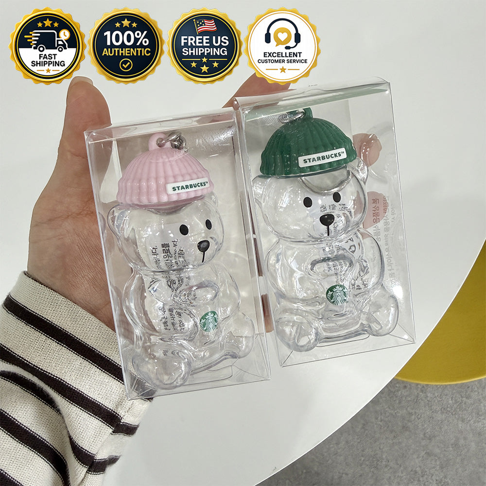 2026 Starbucks Korea Bearista Mini Keychain Official | Free US Shipping