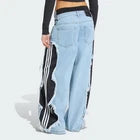 adidas Adilenium 5.0 Denim Pants Women AsiaFit KY5192 Light Blue