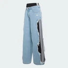 adidas Adilenium 5.0 Denim Pants Women AsiaFit KY5192 Light Blue