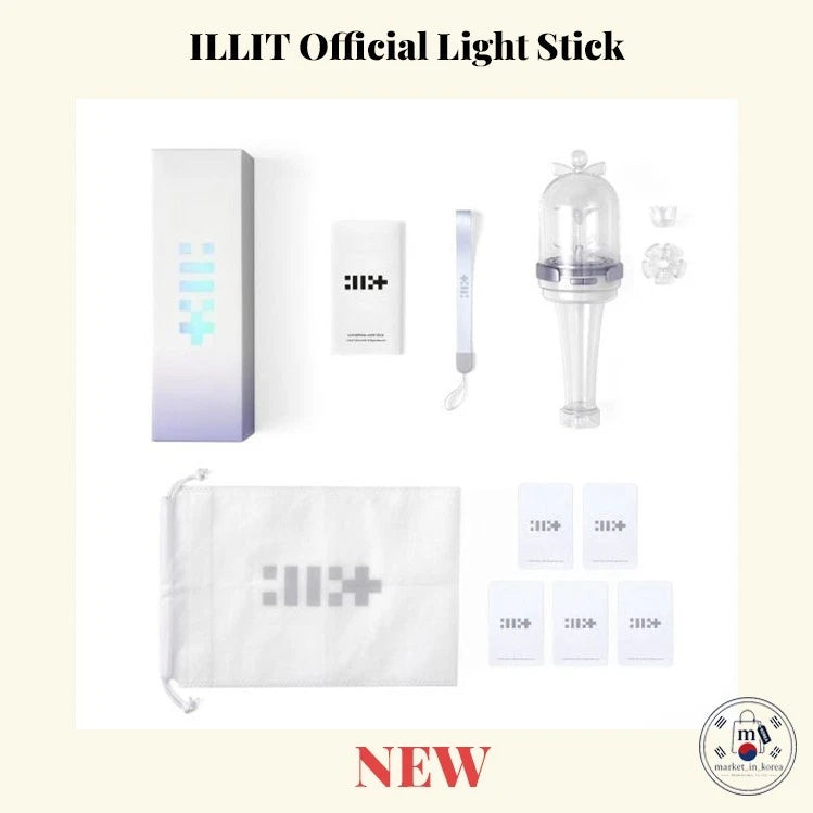 ILLIT Official Light Stick Fanlight Authentic K-POP Concert Cheering Goods