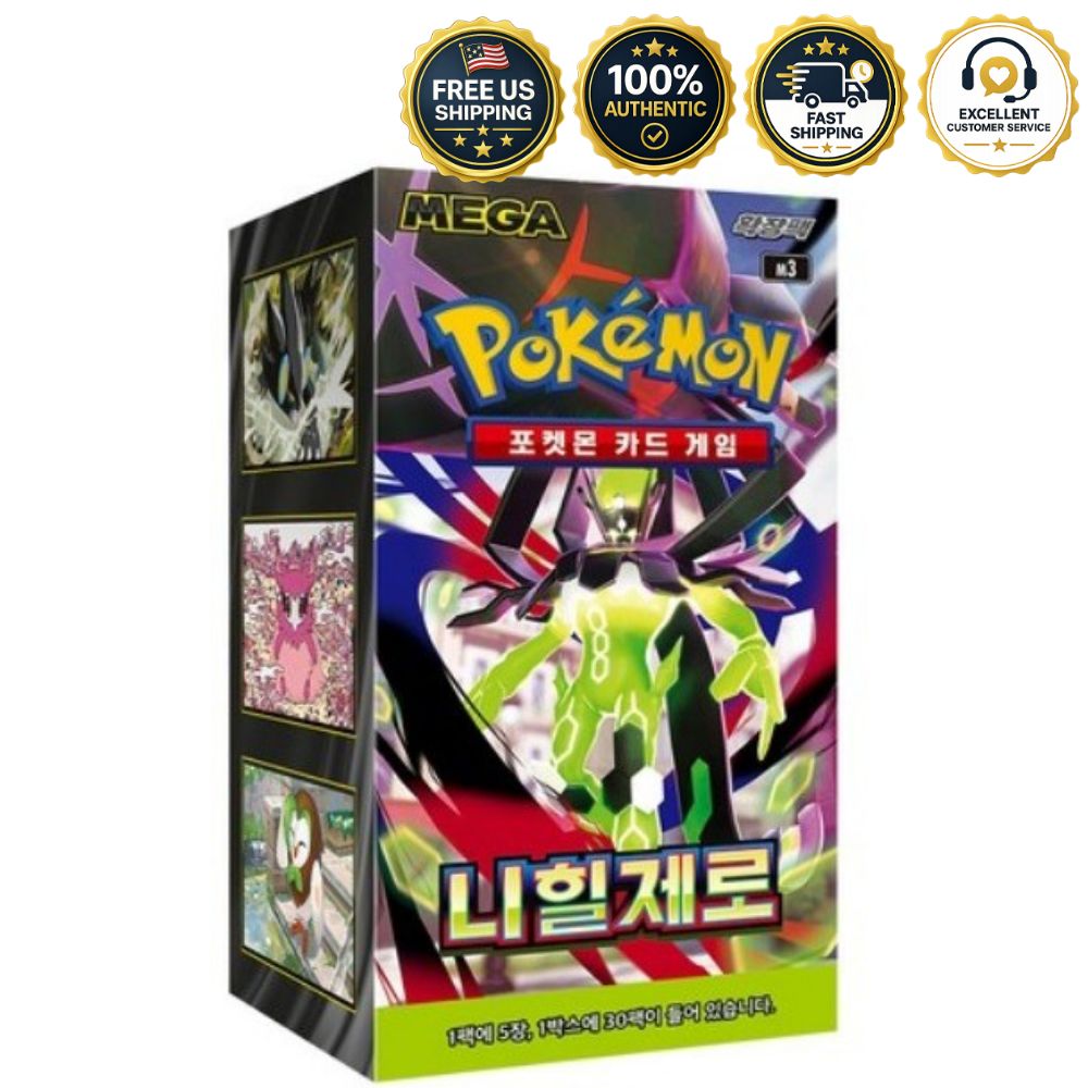 Pokemon TCG Mega Nihil Zero M3 Booster Box Korean Sealed | Free US Shipping