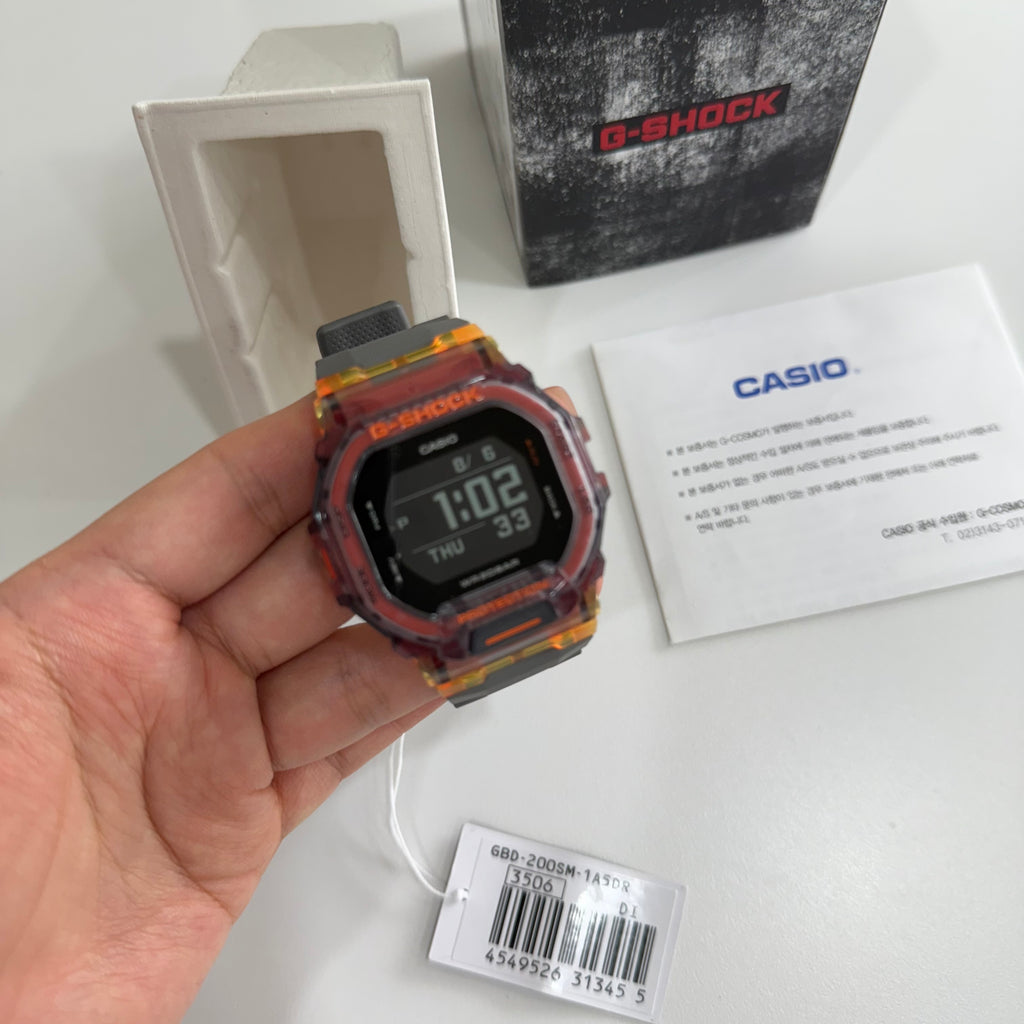 Casio G-Shock G-Squad Bluetooth Watch 200M GBD-200SM-1A5DR