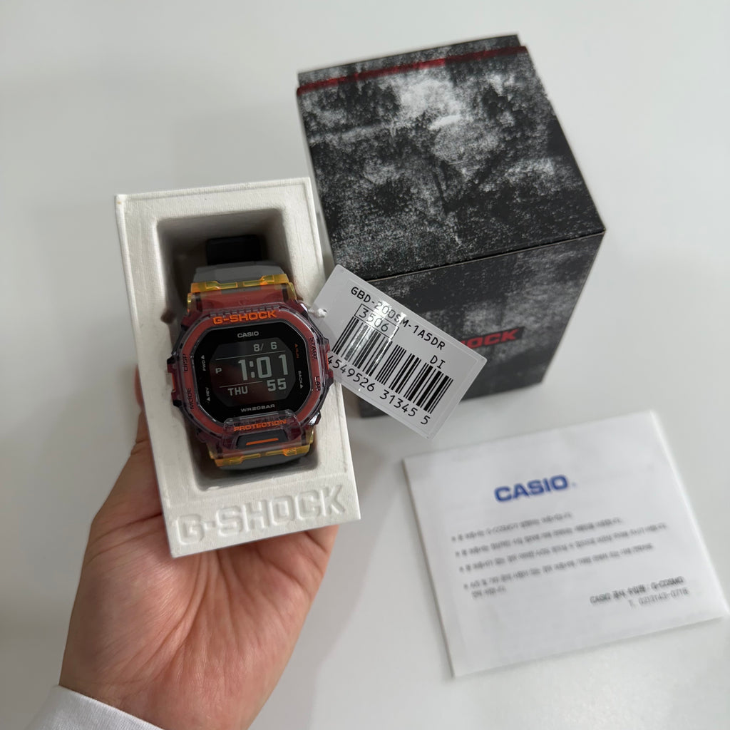Casio G-Shock G-Squad Bluetooth Watch 200M GBD-200SM-1A5DR