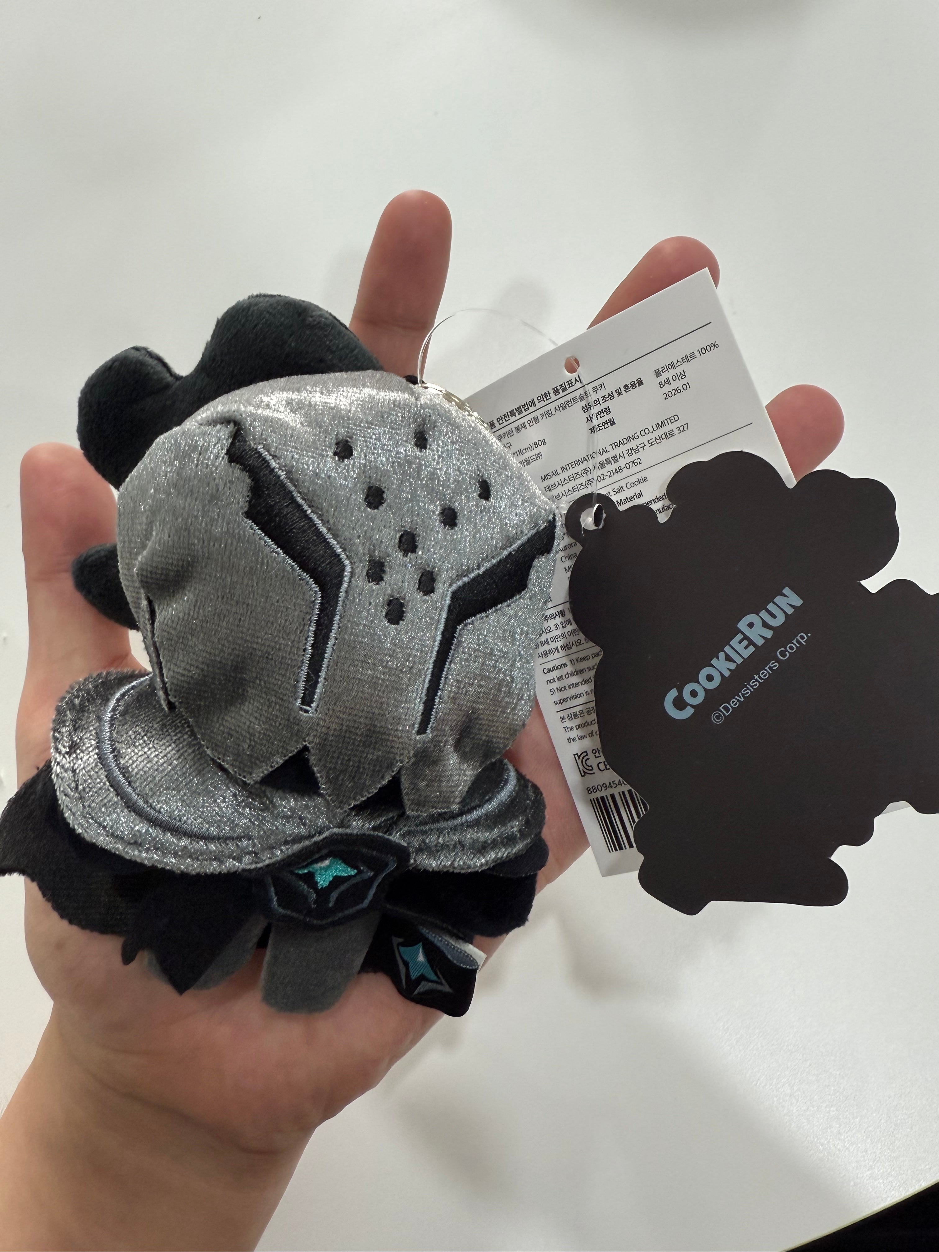 Cookie Run Kingdom 5th Anniversary Silent Salt Cookie Plush Keyring Limited